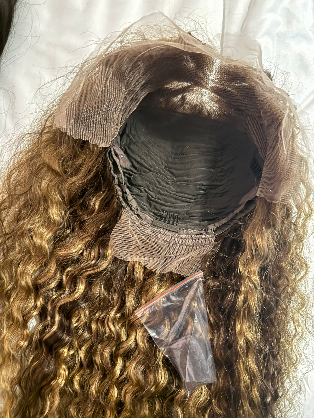 Water wave 22” highlighted wig
