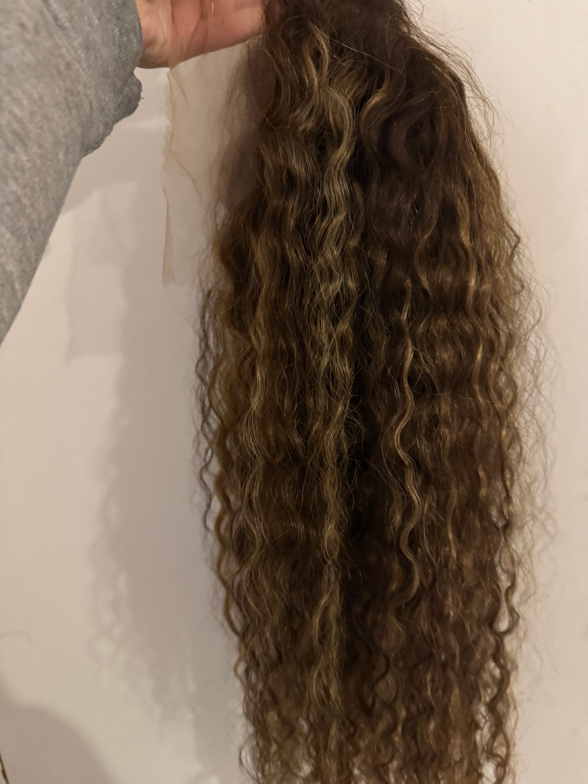 Water wave 22” highlighted wig